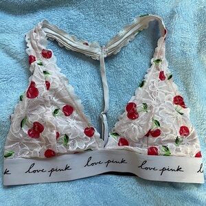 VS Pink cherry bralette